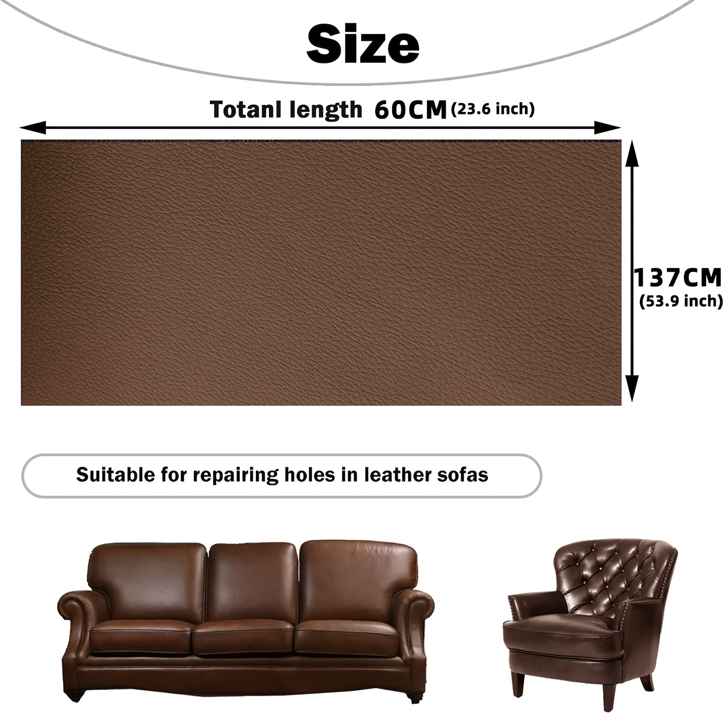 Artificial Leather Repair Patch For Couches Large Self - Temu
