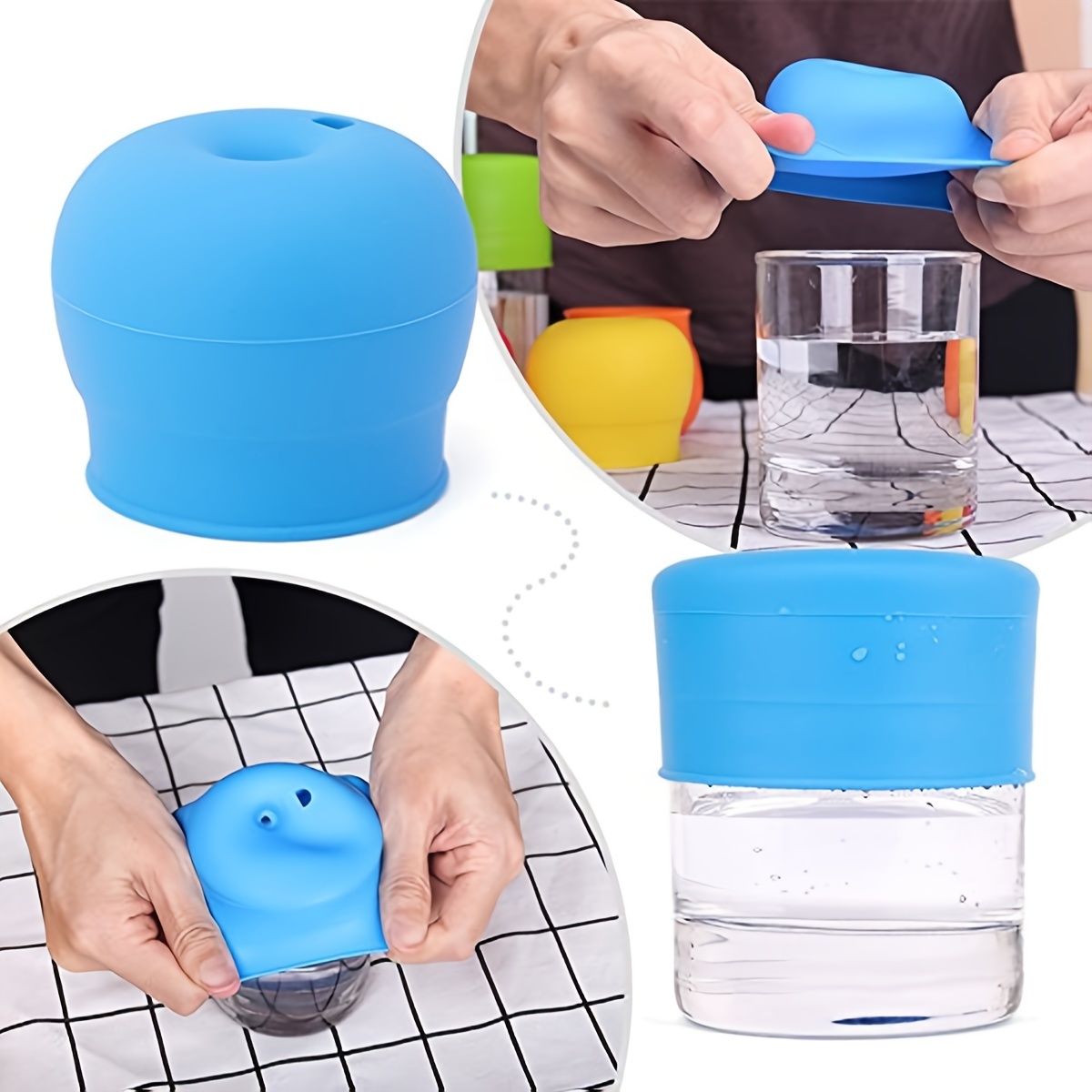 Splash proof Silicone Sippy Lid Straw For Baby And Toddler - Temu