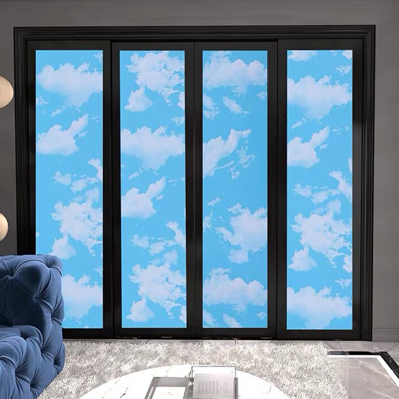  Vinilo autoadhesivo para suelos de baño, papel pintado  personalizado con nubes azules, cielo, blanco, nubes, sala de estar, baño,  3D, HD, papel pintado autoadhesivo, impermeable, 400 : Todo lo demás
