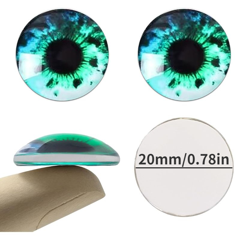 10pair Glass Animal Dragon Eye Safety Eye 12mm Colorful Doll Toy Eyes DIY  Crafts