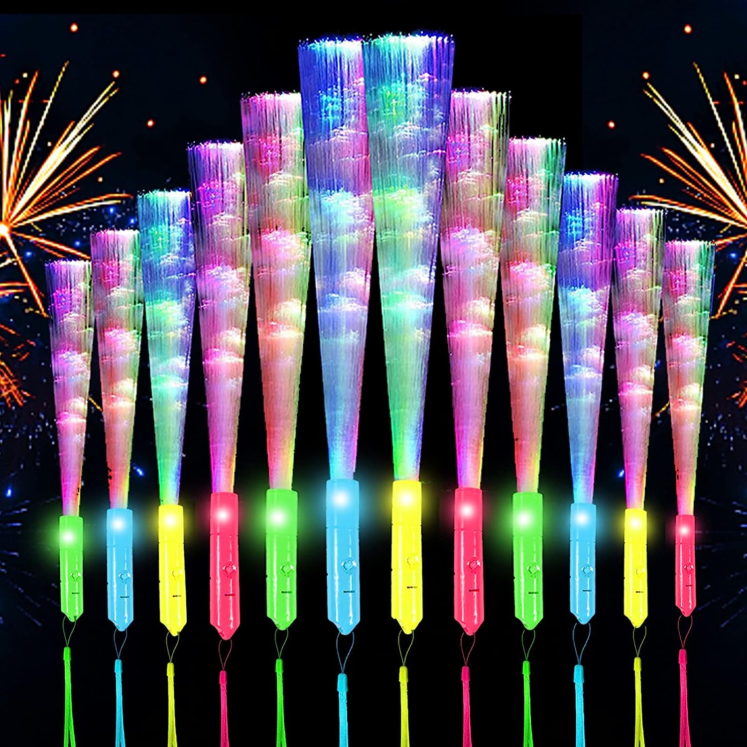 10pcs White Foam Glow Sticks LED Flash Light Foam Stick Glow In The Dark  Wedding Party Props Light Up Sticks Cheer Batons Pipe - AliExpress
