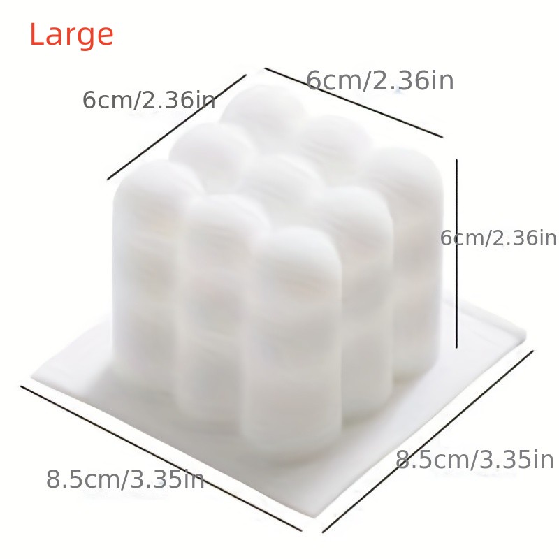 10 moldes para velas divertidos moldes para hacer velas regalos de  bricolaje moldes de silicona de grado de burbuja 3D moldes para velas de  jabón – Yaxa Colombia