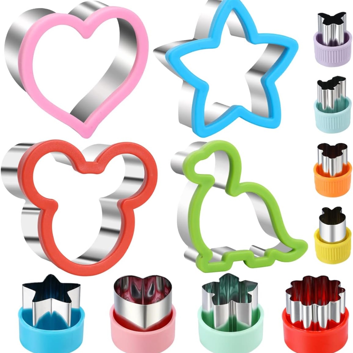 Sandwich Cutters And Vegetable Cutters Cookie Cutters Set - Temu