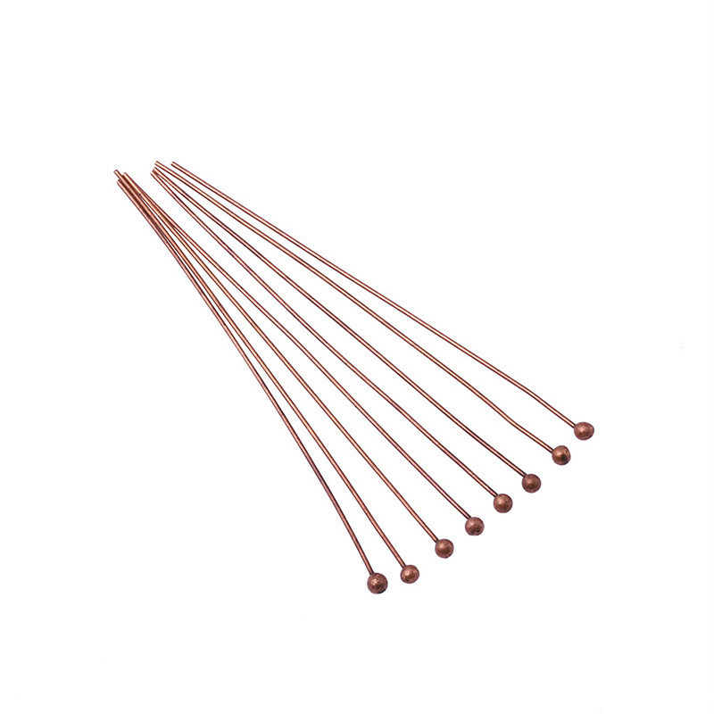 Safety Copper Ball Head Pins Length For Diy Jewelry Making - Temu