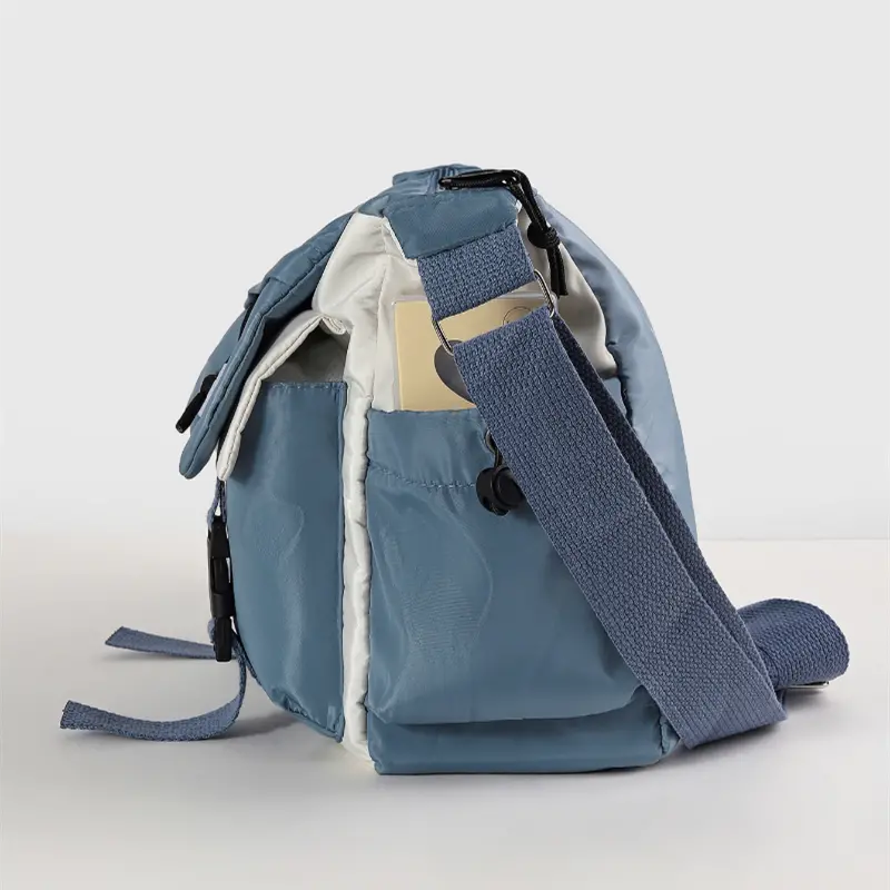 Nylon Crossbody Bags For Teenager, Men Messenger Bag Student School Bags,  Youth Women's Shoulder Bag, Fashion Contrast Color Bag - Temu Oman