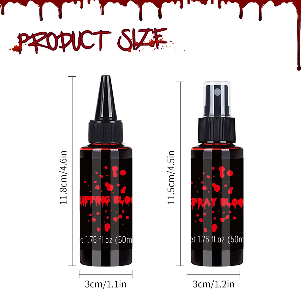 Halloween Makeup Liquid Fake Blood Fake Blood Spray - Temu