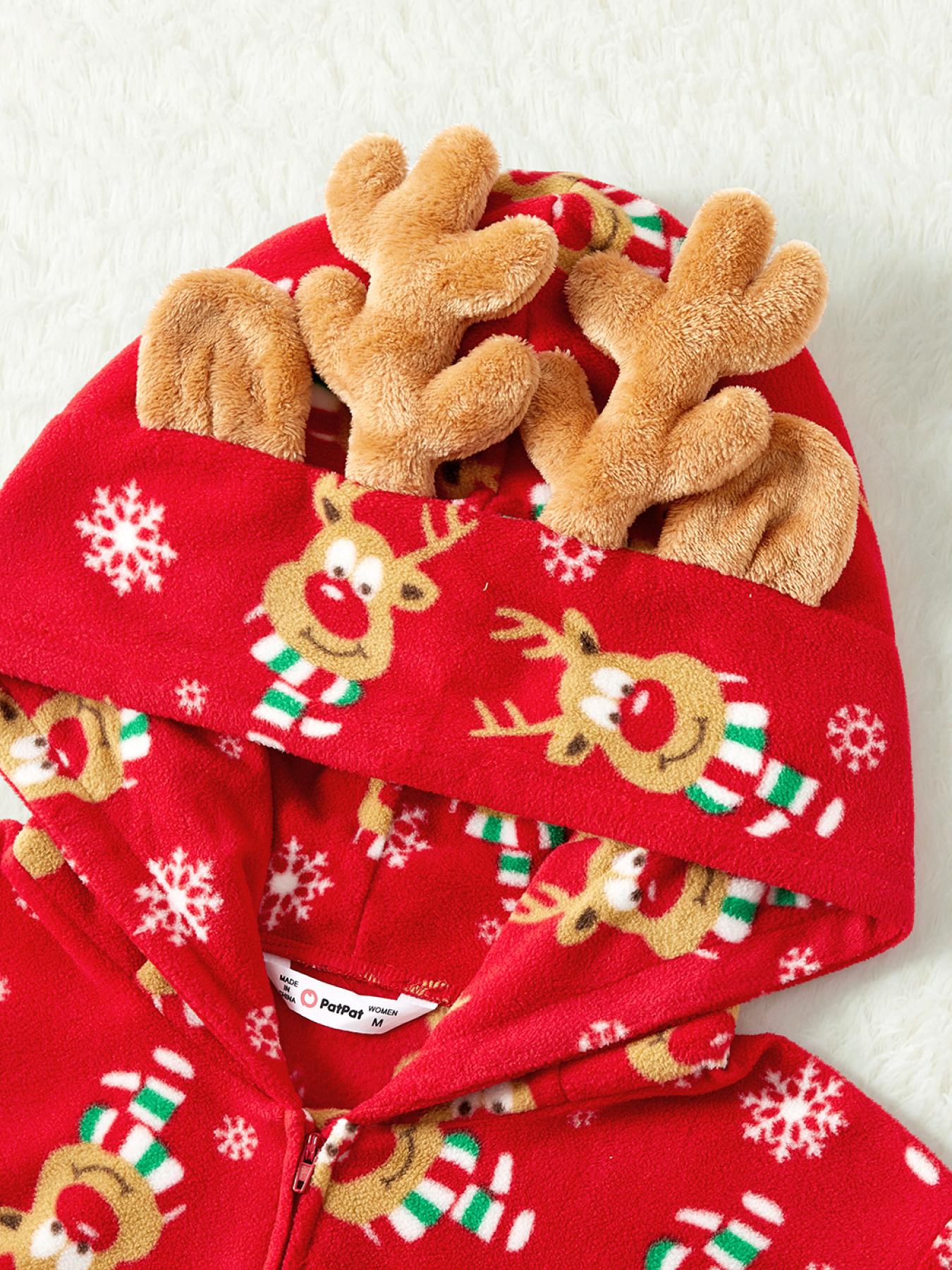 Lazy One Deer Christmas Matching Family Pajamas