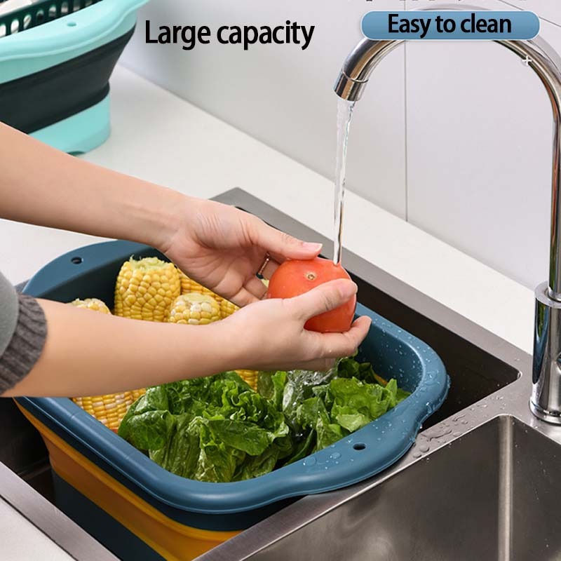 Acheter Passoire pliable pour la cuisine, panier de lavage de fruits et  légumes, passoire pliable, égouttoir, outils de cuisine