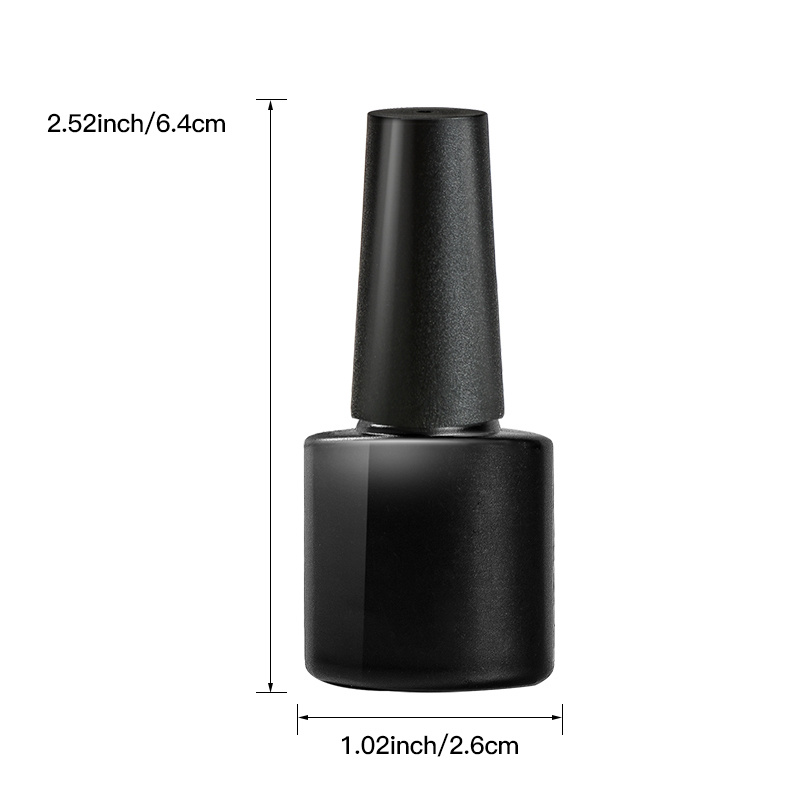 Glitter Eggshell Gel Polish Set with Top Coat