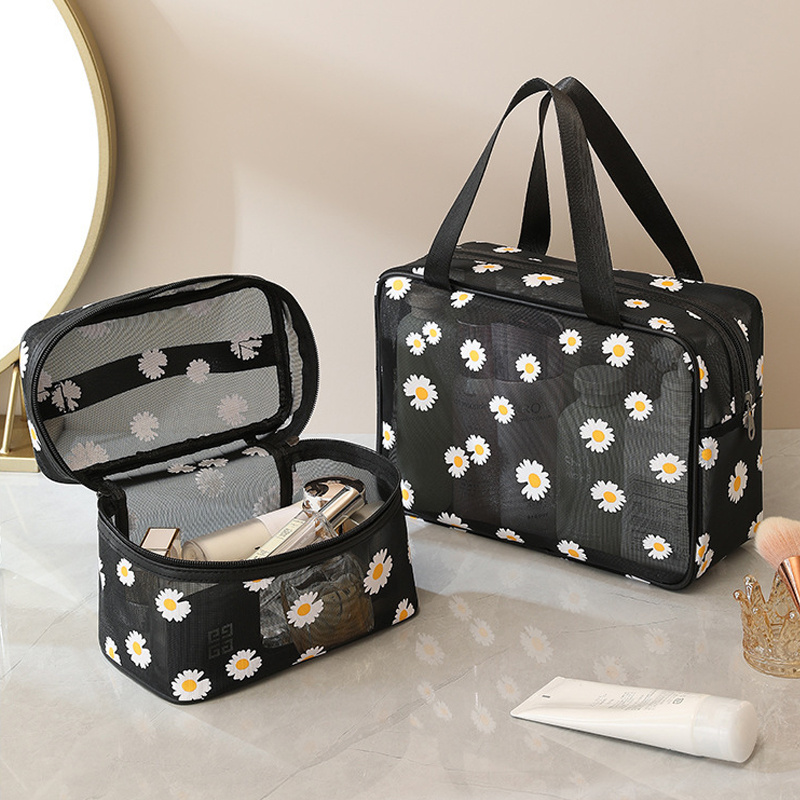 2pcs Travel Makeup Bag for Women Large Capacity Cosmetic Bag