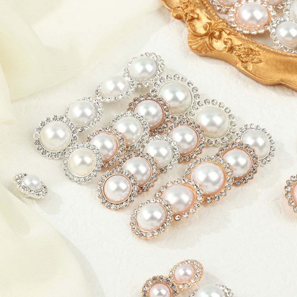 Super Luxury Golden Rhinestone Buttons For Sewing And - Temu