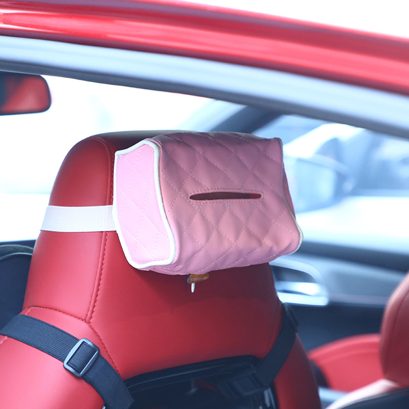 Tissue Holder for Car Auto Back Seat Headrest Hanging Tissue Box Case  Multi-use 
