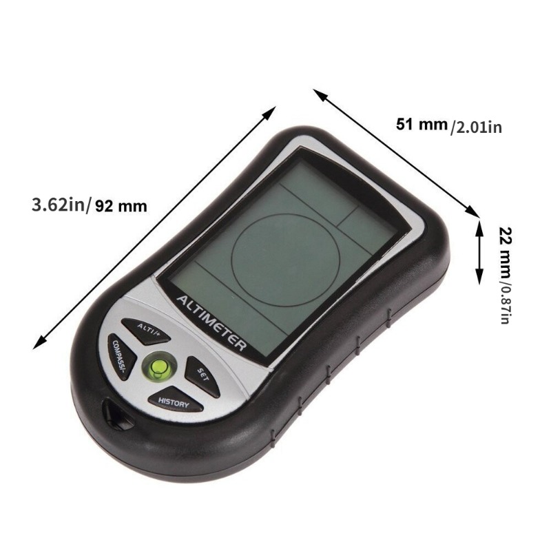 Digital Barometer / Altimeter / Compass (3 In 1)