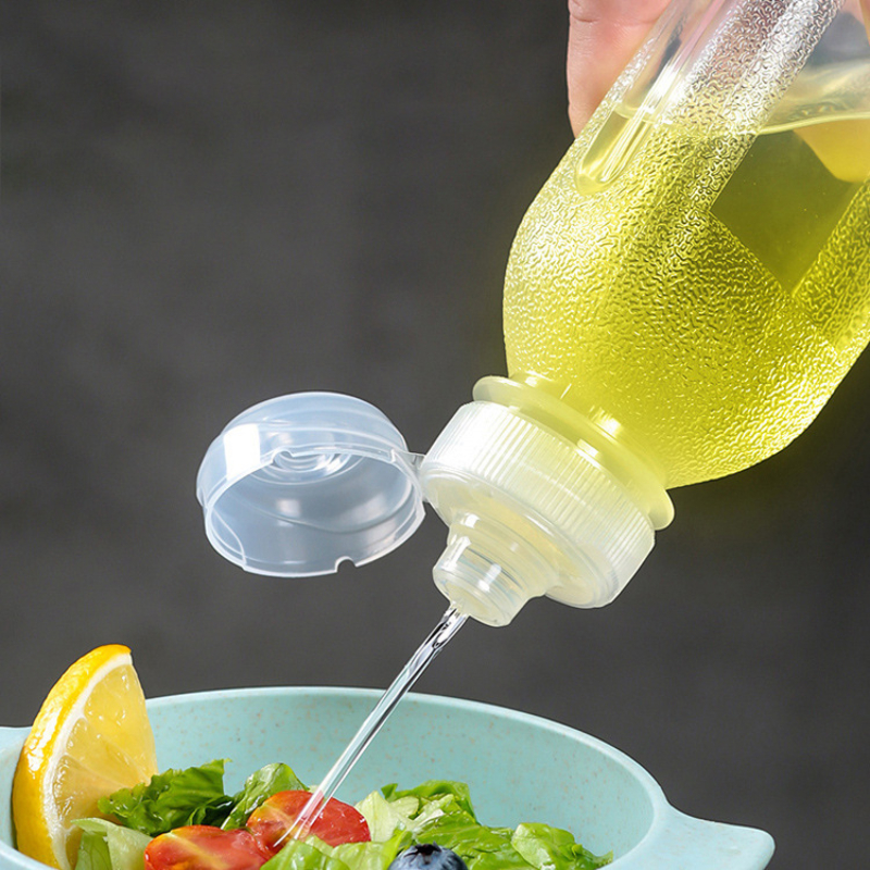 1PCS Condiment Squeeze Bottles Salad Sauce Bottle Olive Oil