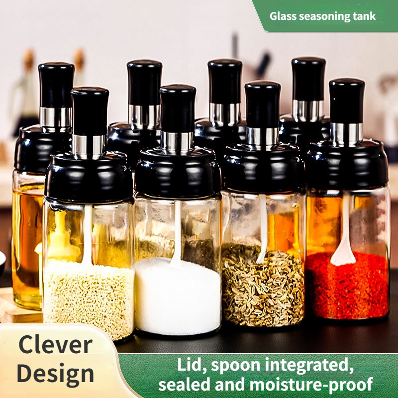 Kitchen Light Luxury Salt Monosodium Glutamate Seasoning Box Salt Shaker  Seasoning Combination Set Seasoning Bottle Can - Temu