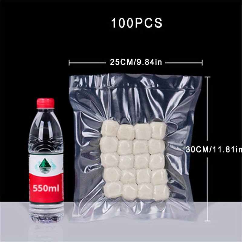 Textured Vacuum Packaging Pumping Compression Bags, Sealing Food Cooked  Chicken And Duck Fruits And Vegetables Preservation Bag, Transparent, Vacuum  Bag, Household Reusable Vacuum Sealer Bag, Home Kitchen Supplies - Temu