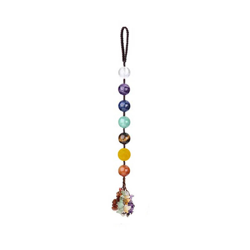 Top Plaza 7 Chakra Stones Healing Crystals Tree of Life Wall Hanging  Ornament Decoration for Good Luck Reiki Yoga Meditation Protection :  : Home & Kitchen