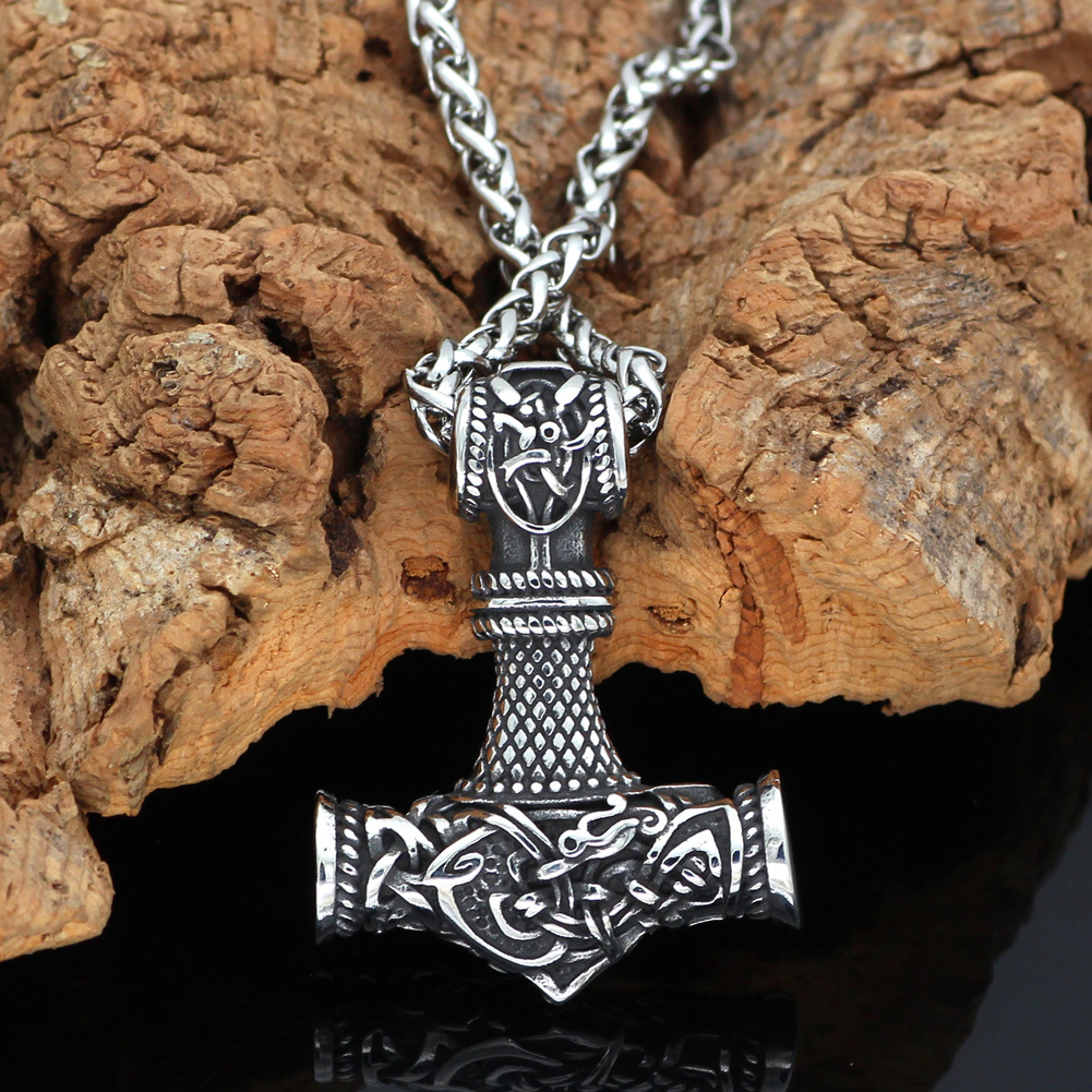 TEMU collana con ciondolo a martello di , collana da , con ciondolo punk hip hop, accessori per feste, collana come regalo di compleanno per