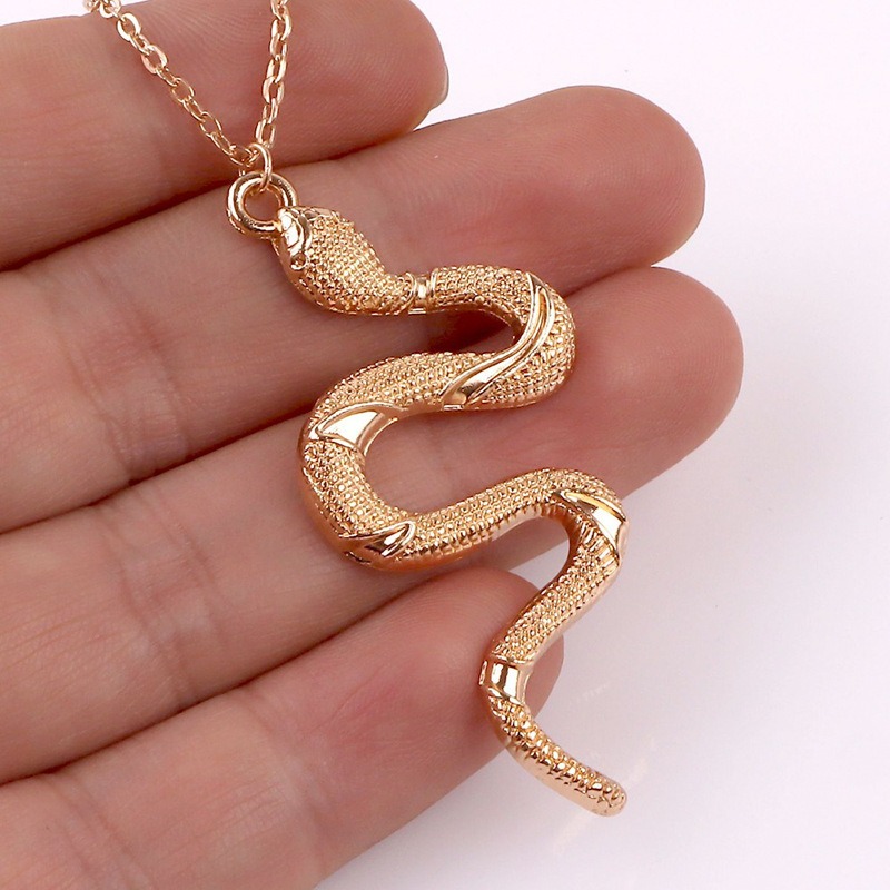1pc Women's Fashionable Vintage & Classic Snake Patterned Small