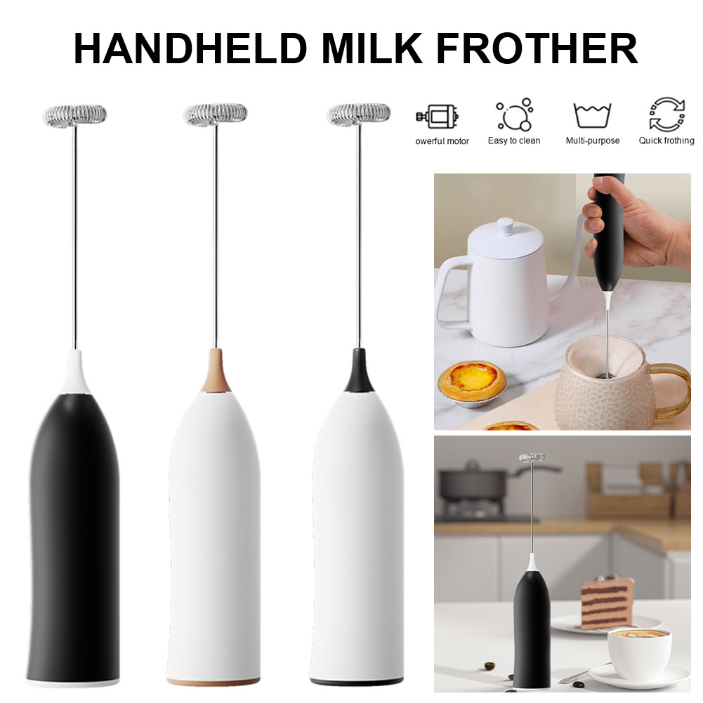 Electric Milk Frother Kitchen Drink Foamer Whisk Mixer Stirrer Coffee  Cappuccino Creamer Whisk Frothy Blend Whisker Egg Beater Without Batteries  For Hotels,restaurant,stalls,food Trucks - Temu