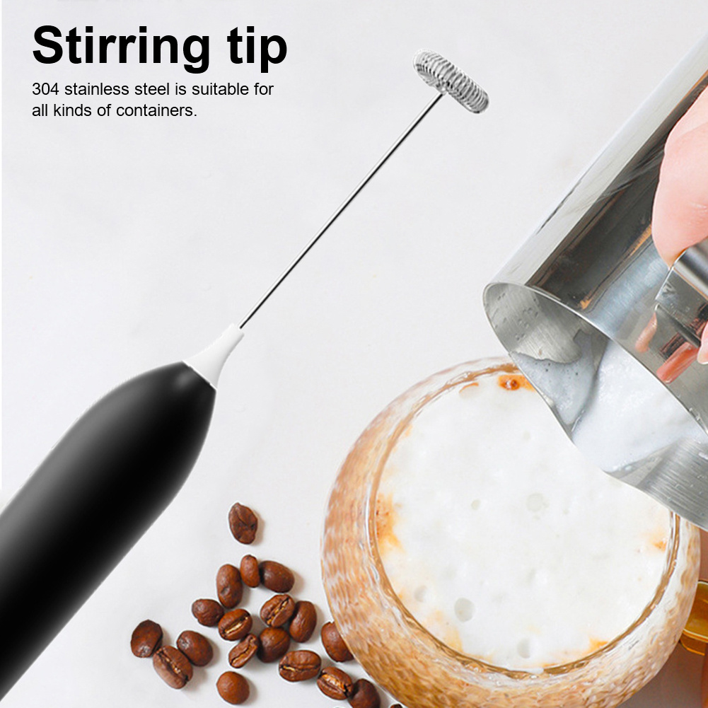 Handheld Milk Frother Electric Coffee Frother 500mAh USB-C