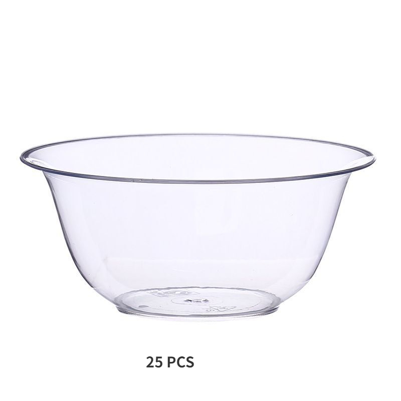 Thickened Plastic Bowls, Plastic Cups Aviation Bowls, Aircraft Cups,  Transparent Crystal Bowls, Crystal Cups - Temu