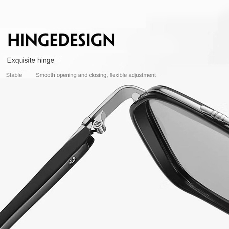 Trendy Square Metal Frame Style Sunglasses For Men Women Vacation