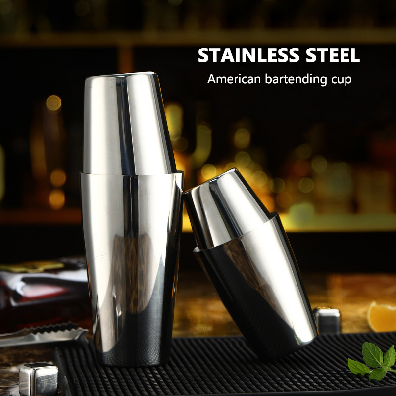 Stainless Steel shaker Cocktail shaker boston shaker cocktail shaker set  barman accessories bar accessories 350/550/750ml