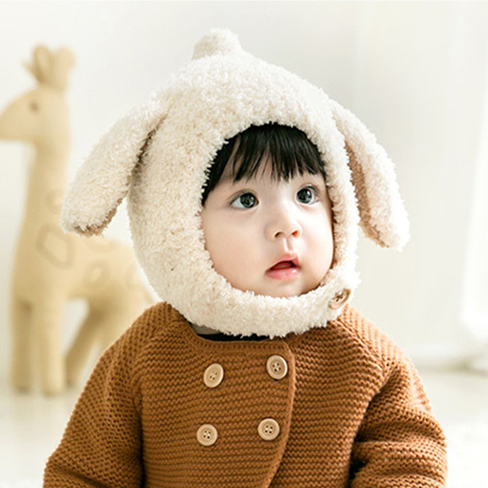 Chapeau en peluche pour bébé Protection chaude des oreilles - Temu France