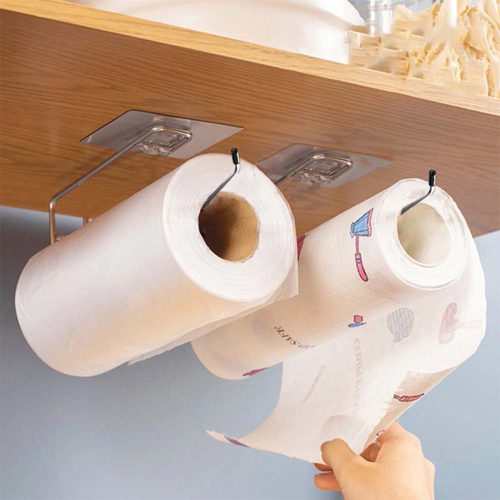 White Kitchen Roll Holder Paper Towel Holder For Kitchen - Temu