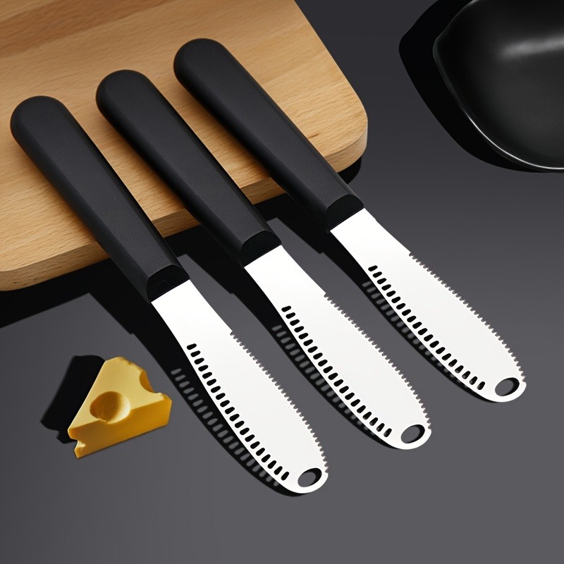 Multifunctional Stainless Steel Butter Knife With Wooden Handle - Perfect  For Spreading Cream Cheese, Jam, Peanut Butter, And More - Temu