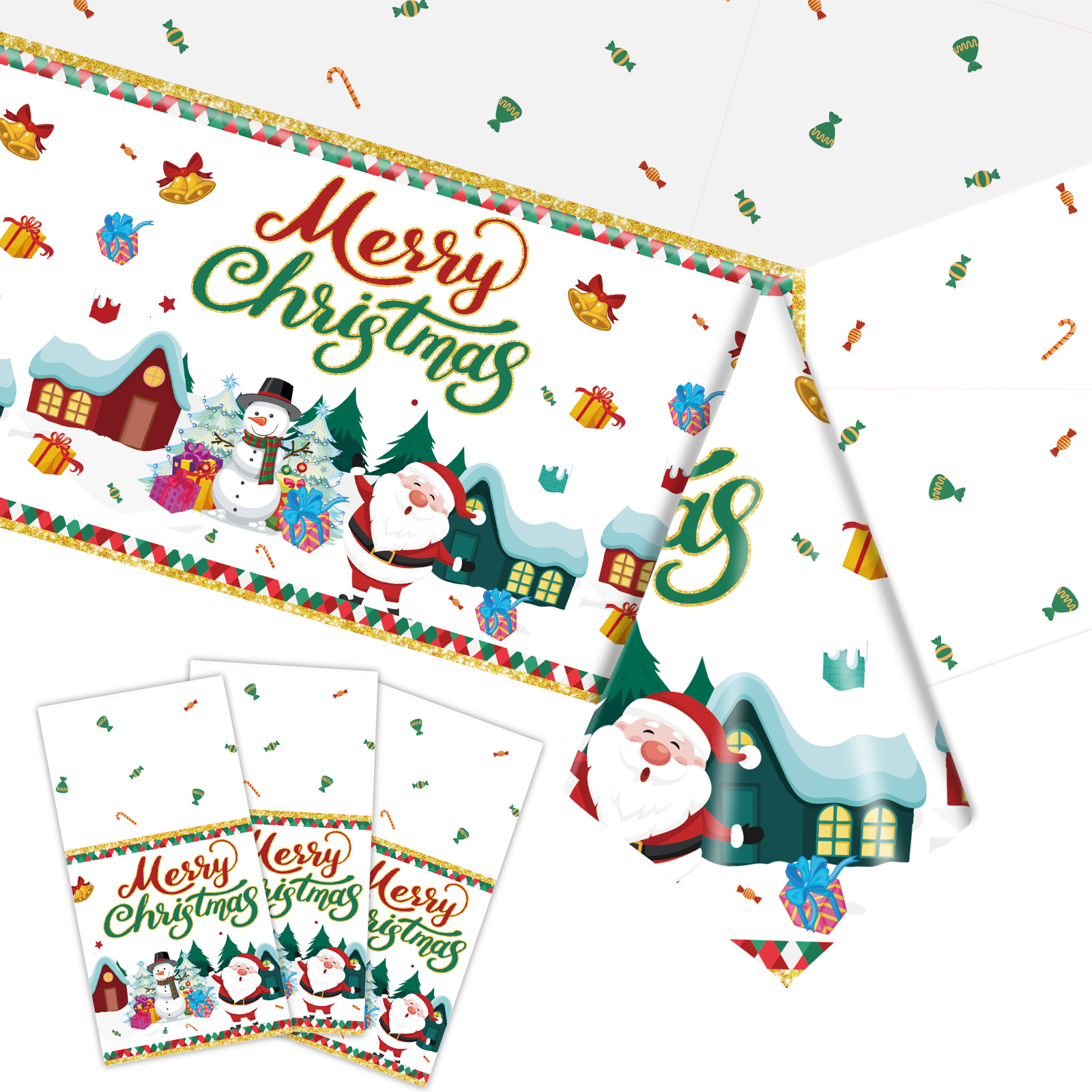 New Style Christmas Paper Plate Party Christmas Theme - Temu