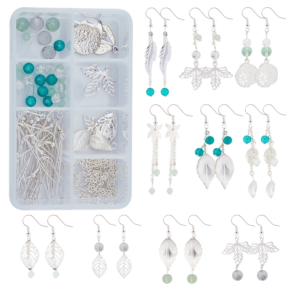 Jewelry Making Finding Kit DIY Pendants Earring Supplies Bead