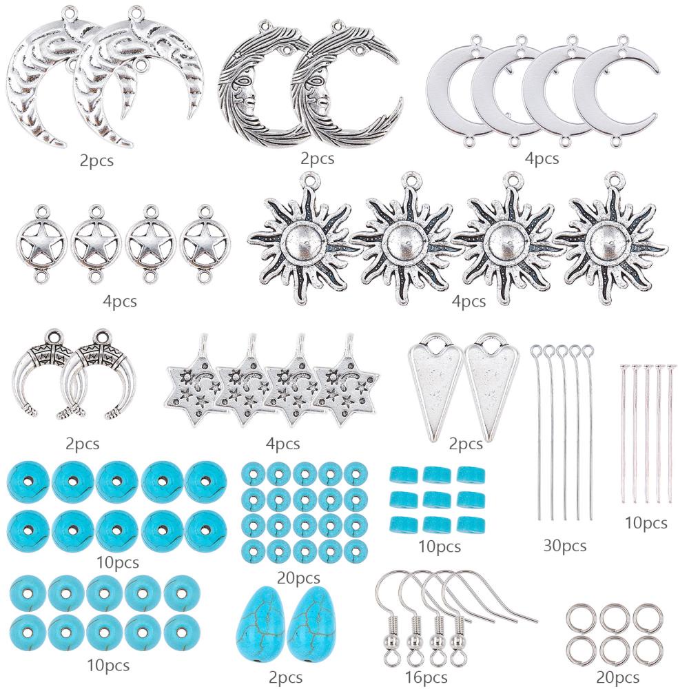 Diy Leaf Themed Earring Making Kits Including Alloy Iron - Temu