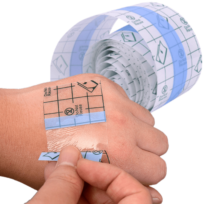 Waterproof Clear Adhesive Bandages: Stretch Tape For Tattoos - Temu