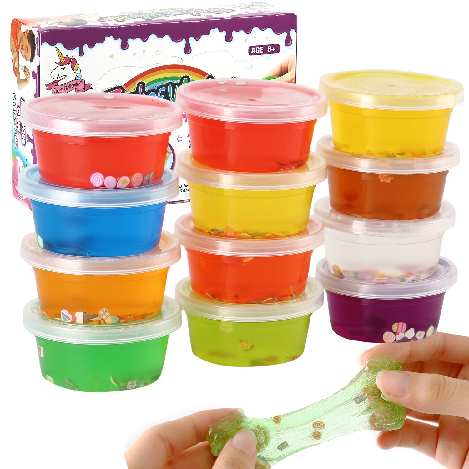 Boxi10/20pcs/set 200ml Slime Box Container Plastic Transparent Storage Box  For Fluffy Cloud Clear Crystal Slime Clay - Modeling Clay/slime - AliExpress