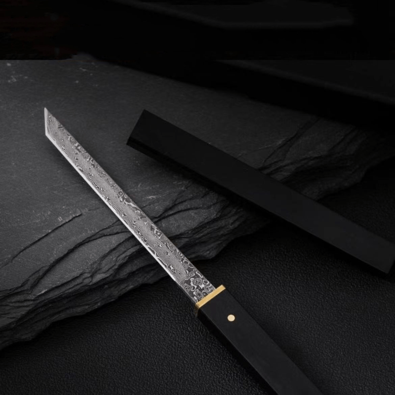 Huangfu Damascus Pattern Chef Knife Outdoor Camping And - Temu
