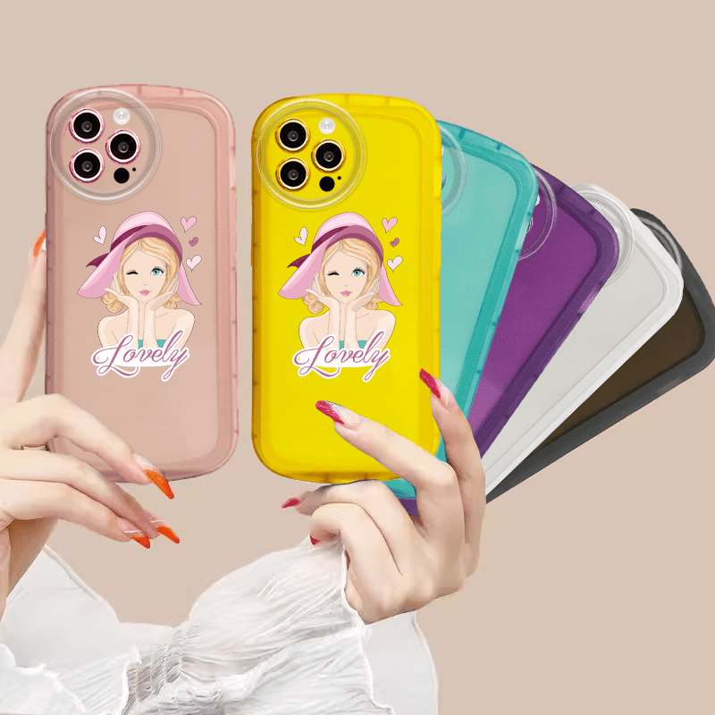 Cute Girl Protective Silicon Soft Shockproof Phone Case For Iphone 66s78xxsxrse2 2020se3 1540