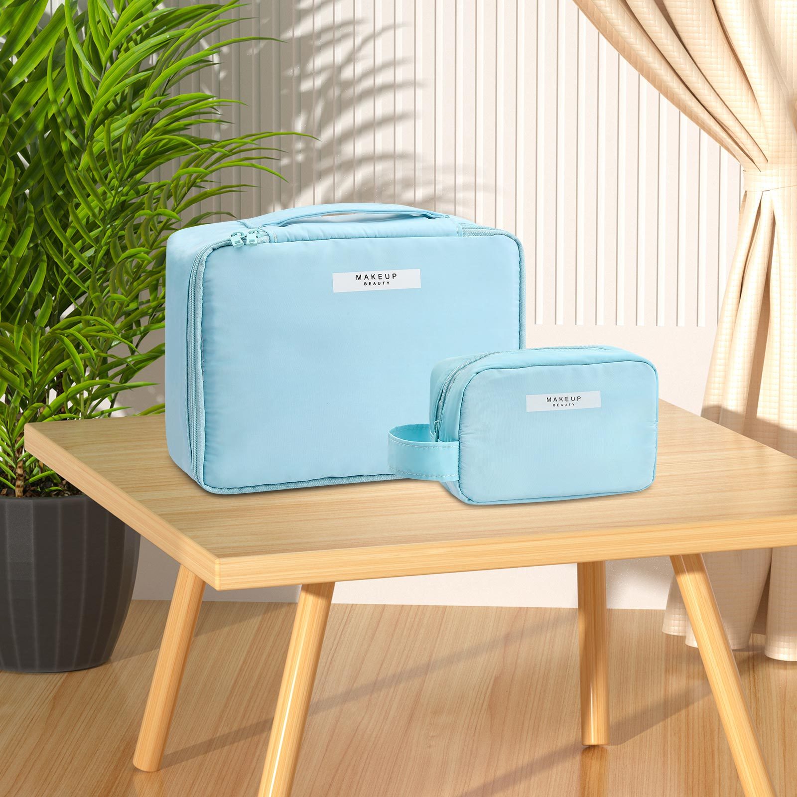 Waterproof Travel Makeup Bag Large Capacity Cosmetic Storage Organizer