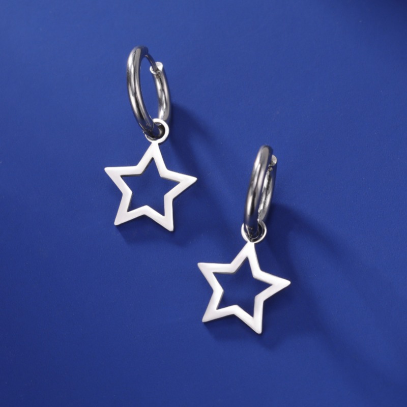 Creative Star Earrings, Gift, Holiday Jewelry, Lovely Mini Star Earrings