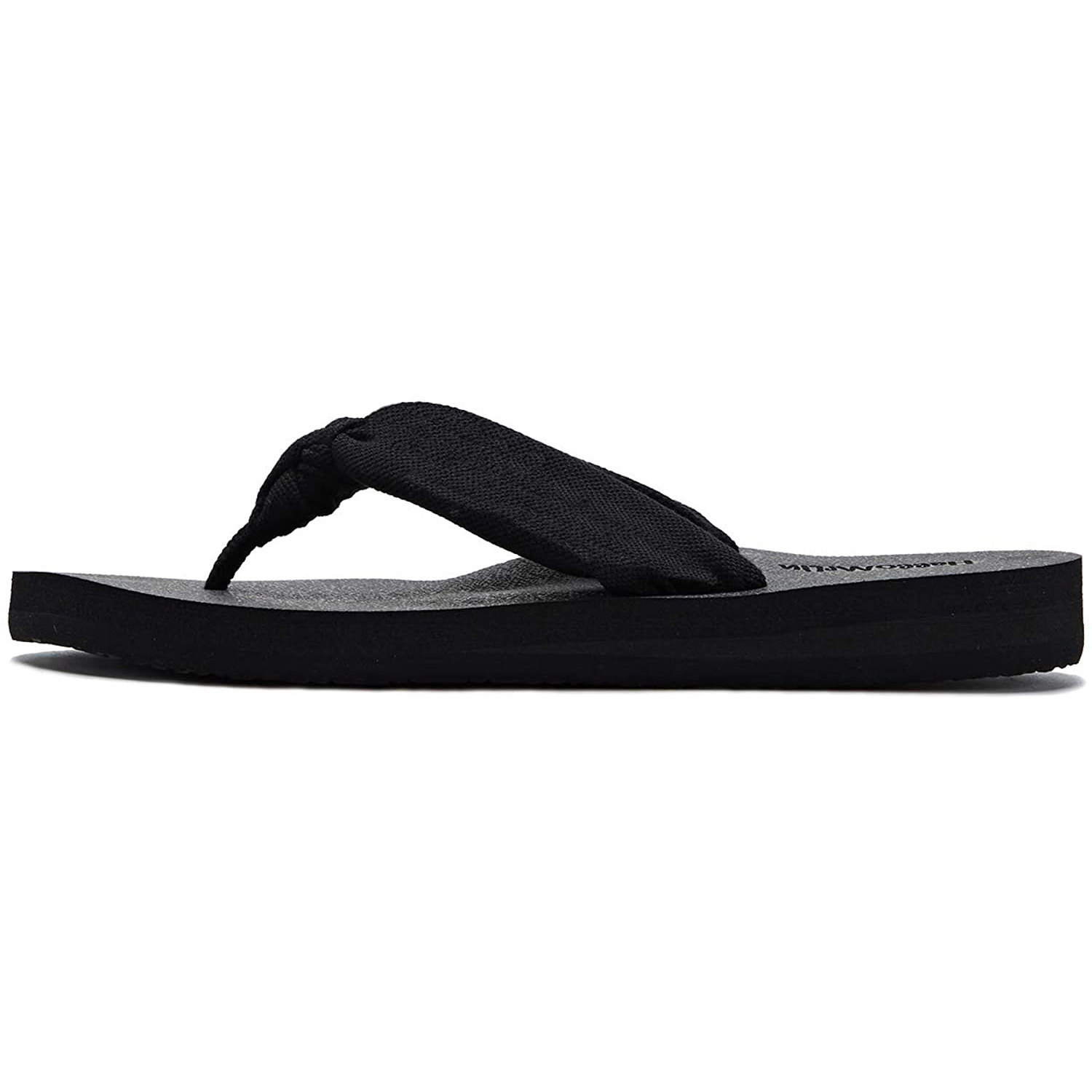 Women s Cloth Strap Flat Flip Flops Minimalist Slip Quick Temu