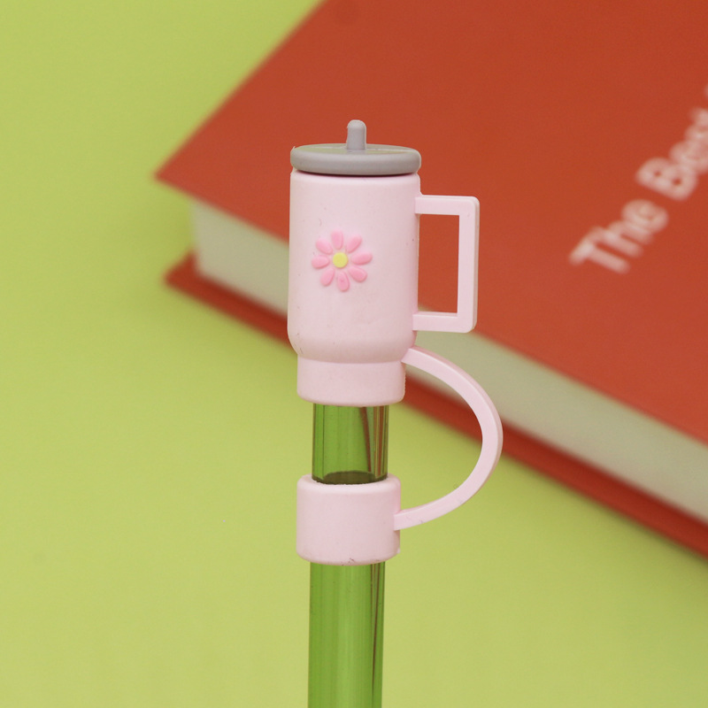 Lovely Cartoon Reusable Drinking Straw Plugs Dustproof - Temu
