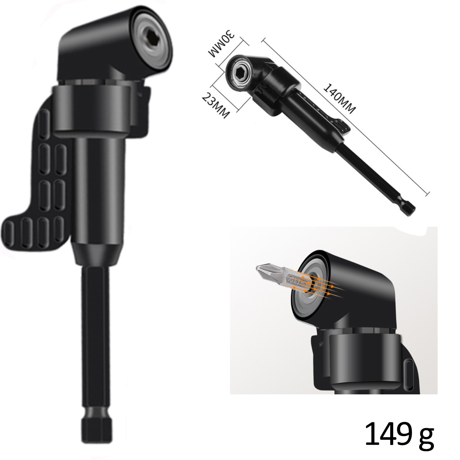 105 Degree Right Angle Drill Adapter