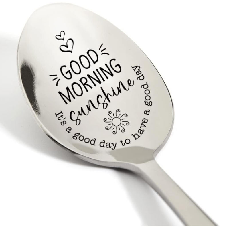 

1pc Funny Tea Lover Teaspoon Gifts - Best Engraved Stainless Steel Tea Spoon For Women Men Best Friends Coworker