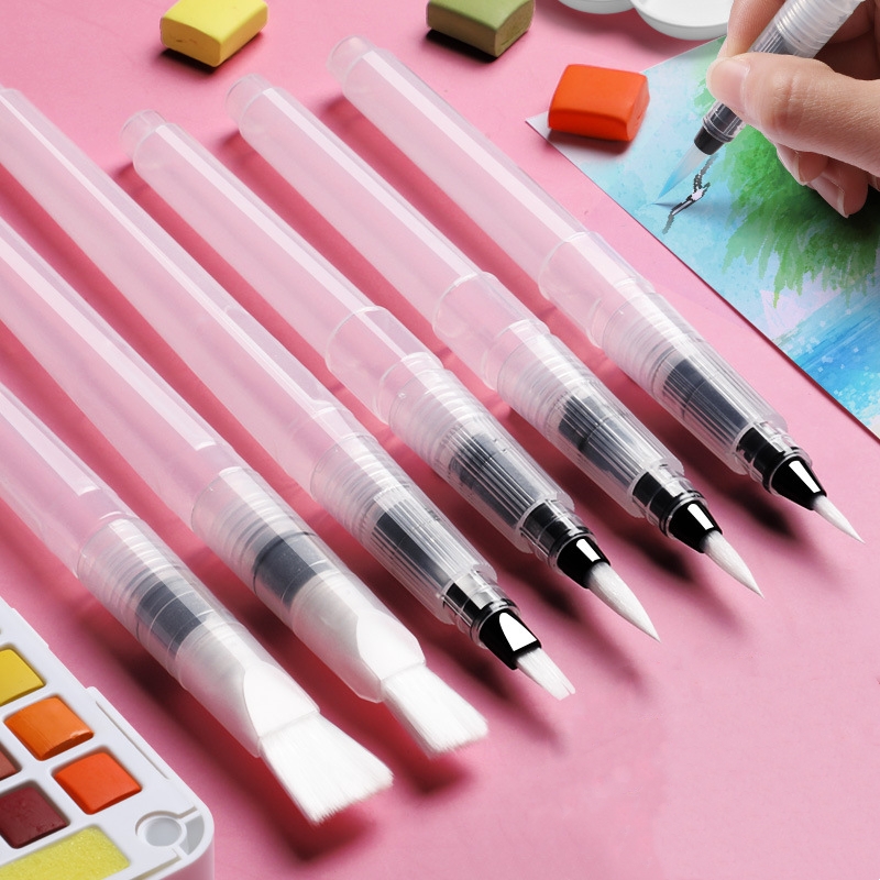 TEHAUX 20pcs Art Painting Brushes Watercolor Paint Brush Watercolor Art  Painting Kit Fine Tip Paint Brush Sand Painting Paint Brush Paintbrushes