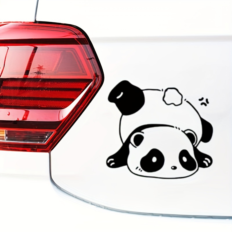 Adesivo Para Carro Desenhos animados grandes da panda da cara