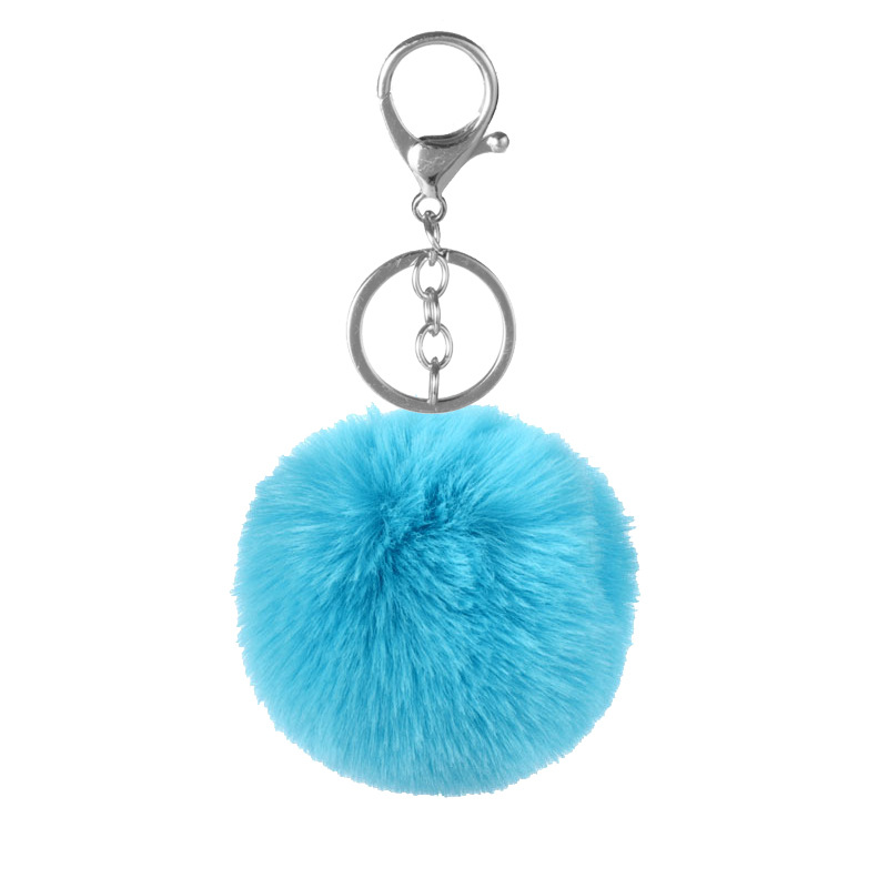 Colorful Fur Keychain/real Fox Fur Pompom Keychain/bag Charm 