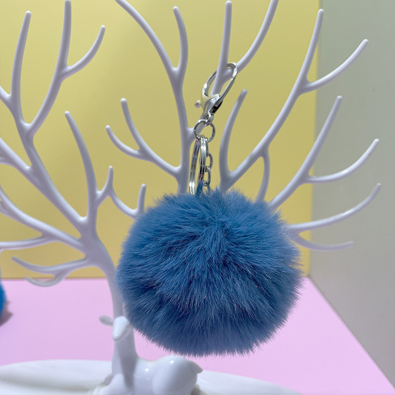 New Cute Pompom Caterpilla Keychain Candy Color Cartoon Plush for Woman Bag  Pendant Car Key Chain Ring Valentine's Day Present - China POM POM Keychain  and Puff Ball Keychain price