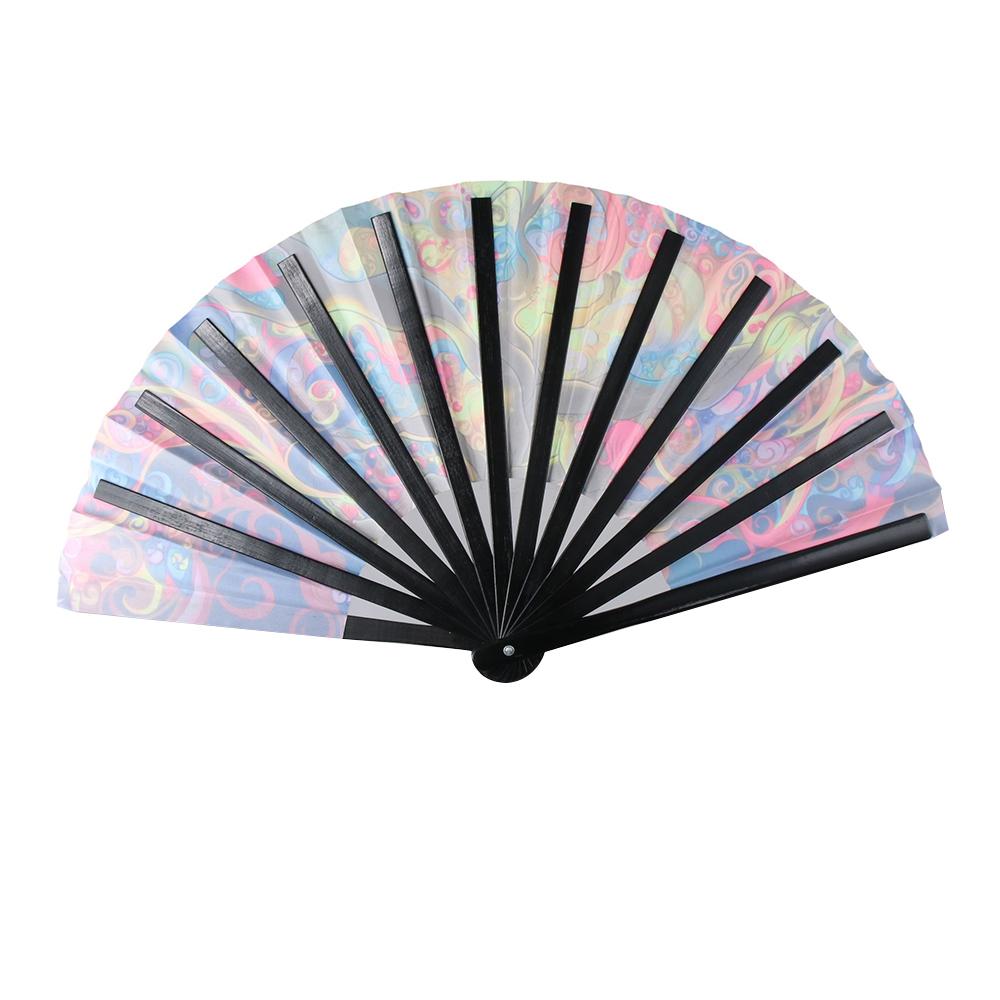 33cm Large Folding Hand Rave Fan Chinease/Japanese Gifts Fan Dance