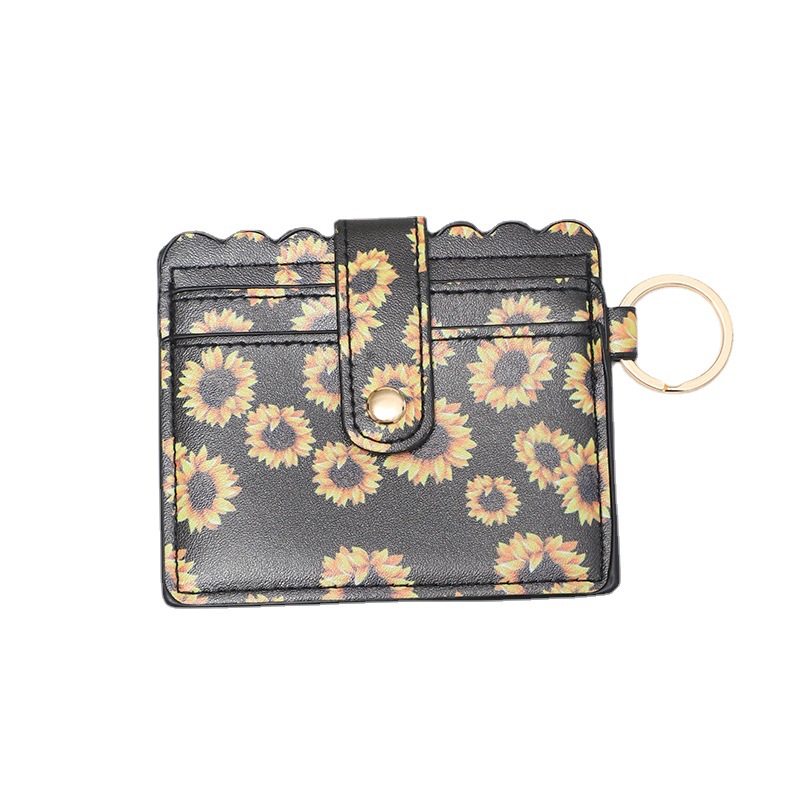 coach heart print card holder, coin purse